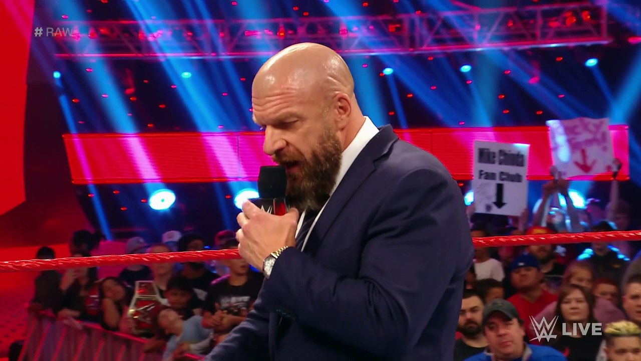 تريبل اتش ونجوم NXT يحاصرون سيث رولينز - راو 4 نوفمبر 2019 - WWE