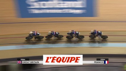 Les Bleus, 3e en poursuite - Cyclisme sur piste - CM