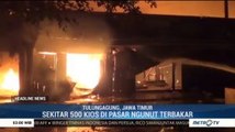 Ratusan Kios di Pasar Ngunut Tulungagung Ludes Terbakar