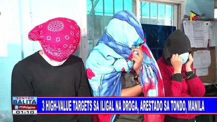 3 high-value targets sa iligal na droga, arestado sa Tondo, Manila