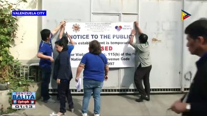 Tatlong 'di rehistradong warehouse, ipinasara ng BIR