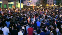 Lübnan Cumhurbaşkanı Avn'ın konuşması halkı sokağa döktü - BEYRUT