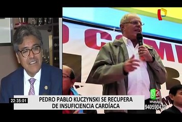 Estado de salud de Pedro Pablo Kuczynski más estable ante insuficiencia cardíaca severa