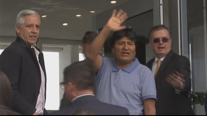 Former President Evo Morales calls for peace in Bolivia