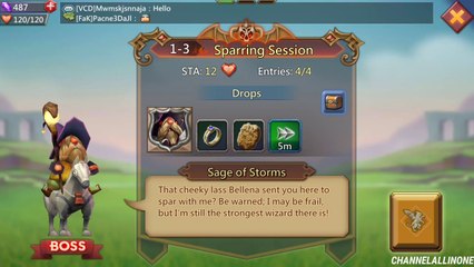 Lords Mobile: Chapter 1 (Stage 1-3 ) Sparring Session Gameplay Guides| iPHONE Guides | Lords Mobile: Battle of the Empires - Strategy RPG