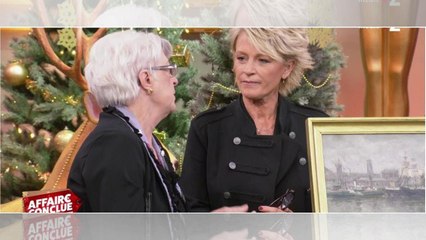 Sophie Davant, très émue par une vendeuse sur le point de sangloter