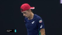 De Minaur bt Tiafoe (4-2 4-1 0-4 4-2)