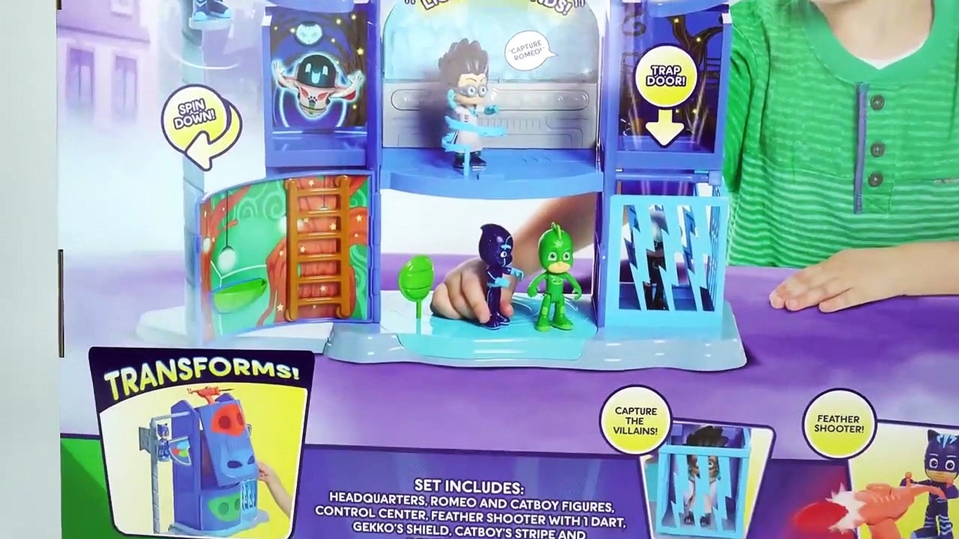 PJ Masks Mission Control HQ Playset Pretend Play with Toys and Blocks-  Learn Colors and Shapes- - video Dailymotion