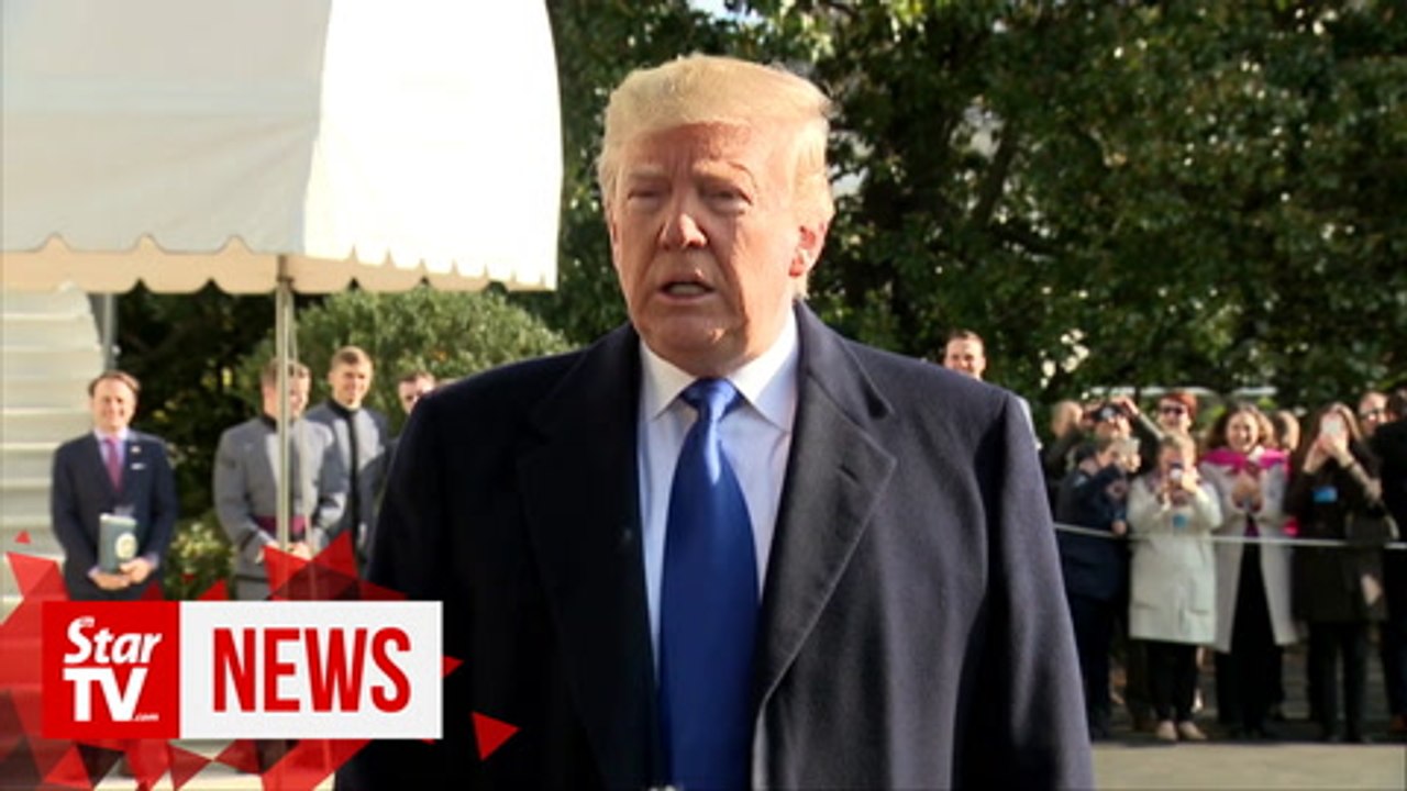 Trump says he's not worried as public impeachment hearings loom