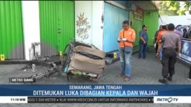Tukang Becak Ditemukan Tewas Bersimbah Darah di Semarang