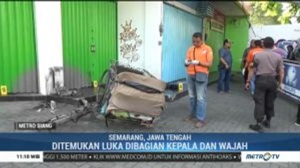 Tukang Becak Ditemukan Tewas Bersimbah Darah di Semarang