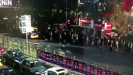 Beşiktaş'ta meydana gelen korkunç kazanın görüntüleri ortaya çıktı