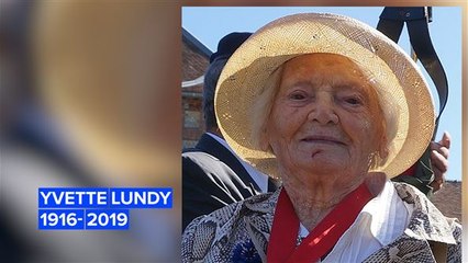 Fallece Yvette Lundy, heroína de la Segunda Guerra Mundial
