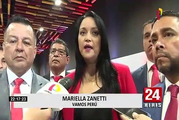 Mariella Zanetti acudió a firmar el “Pacto ético electoral”: “No voy a dejar mal al país”