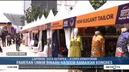 Pameran UMKM Binaan Partai NasDem Ramaikan Kongres