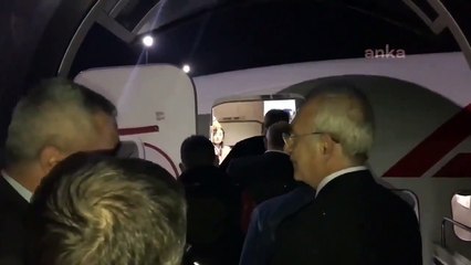 CHP Genel Başkanı Kılıçdaroğlu tarifeli uçak sırasında