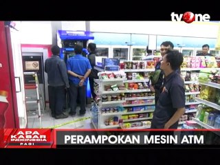 Perampokan Mesin ATM Indomaret,  Bawa Kabur Rp 400 Juta