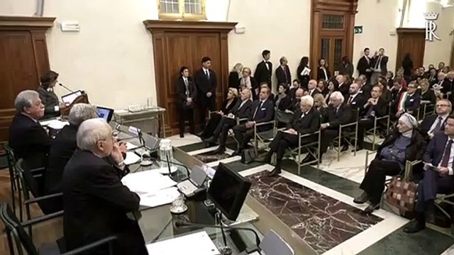 Mattarella al convegno “I cento anni del Governo guidato da Francesco Saverio Nitti” (08.11.19)