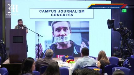 Campus Journalism Congress 2019 : Manuel Mogato