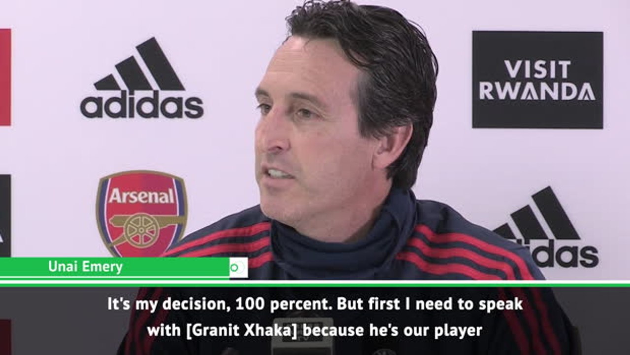 Emery unsure about Xhaka's Arsenal future