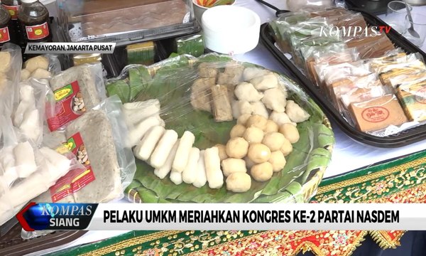 Pelaku UMKM Meriahkan Kongres Ke-2 Partai Nasdem