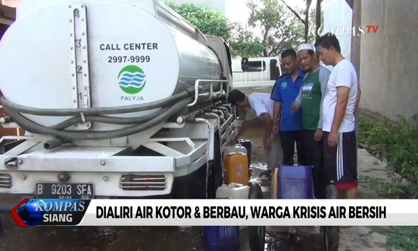 Dialiri Air Kotor dan Berbau, Warga Krisis Air Bersih