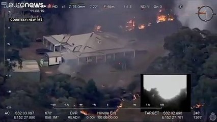 شاهد: تصوير جوي لحرائق "هيل فيل" المخيفة في أستراليا