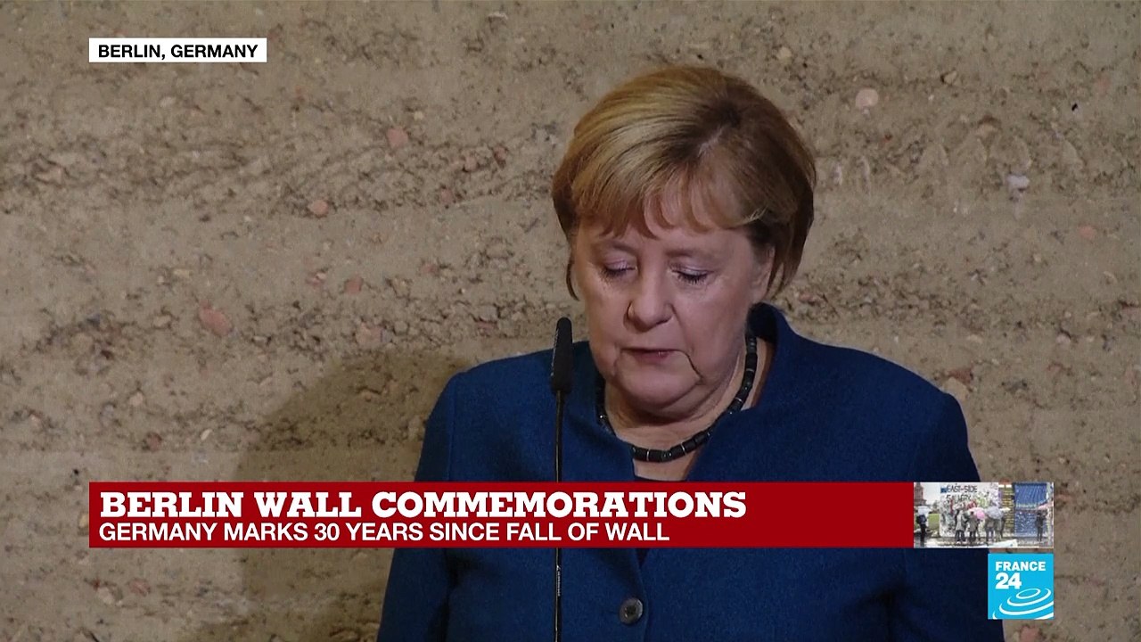Merkel: "No wall can be indestructible"