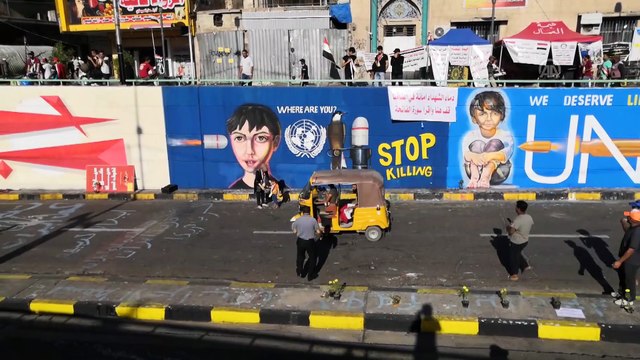 Irak'ta hükümet karşıtı gösteriler sürüyor (1) - BAĞDAT