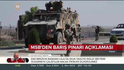 MSB'den Barış Pınarı Harekatı açıklaması