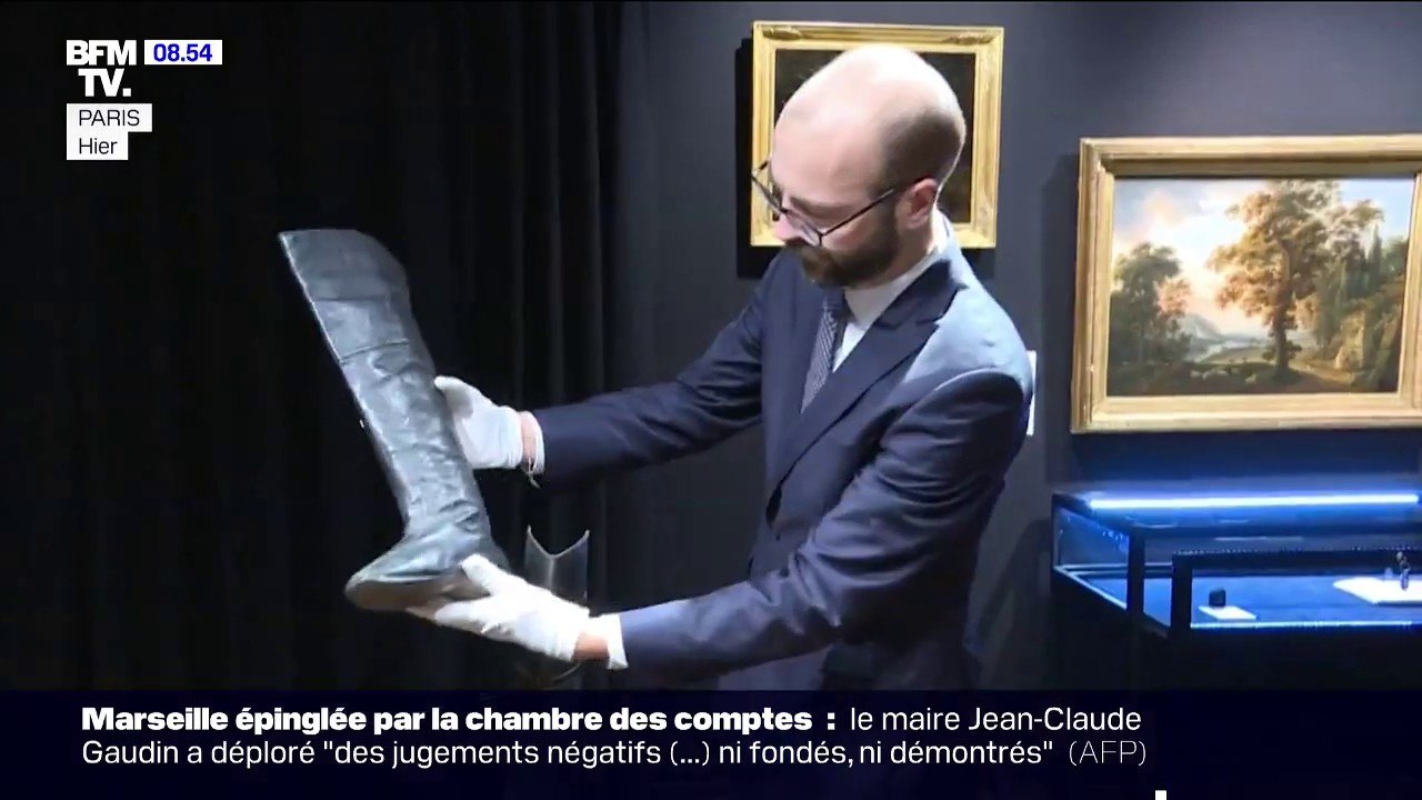 Cette paire de bottes de Napoléon sera bientôt vendue aux enchères