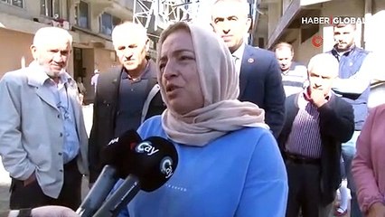 Rize'de iki bina arasındaki yüksek gerilim hattı!