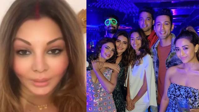 Rakhi Sawant lashes out at Shefali Zariwala; Hina, Pooja & others party on Kasauti set | FilmiBeat