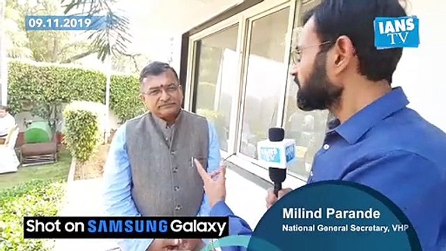 VHP's Milind Parande speaks on Ayodhya verdict