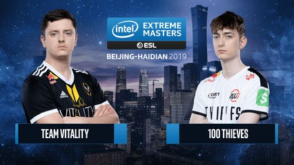 CSGO - 100 Thieves vs. Team Vitality [Mirage] Map 1 - Semifinals - IEM Beijing-Haidian 2019