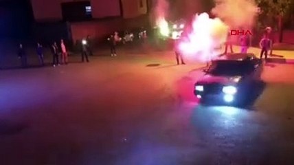 Drift yapan sürücüye 10 bin lira ceza