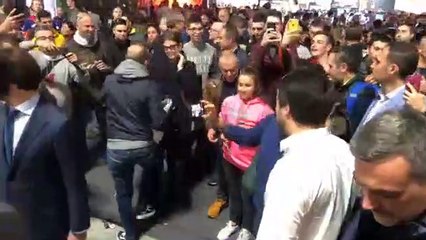 Milano - Matteo Salvini in visita alla fiera del ciclo e del motociclo (9.11.19)