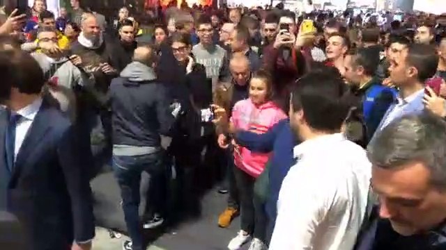 Milano - Matteo Salvini in visita alla fiera del ciclo e del motociclo (9.11.19)