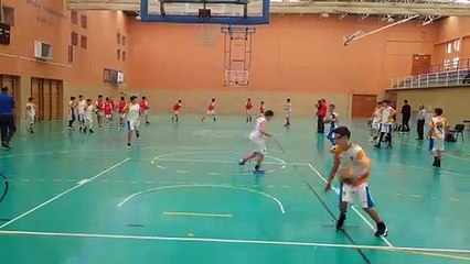 CALENTAMIENTO DEL CB CHIPIONA INFANTIL.