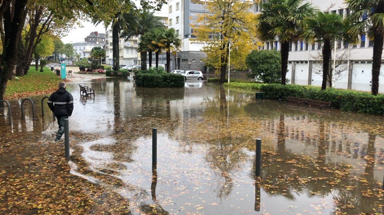 Lorient. Des rues inondées après les trombes d’eau