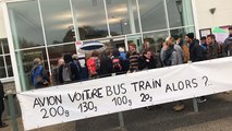 Manifestation en gare de Coutances : la position d’Il est encore temps Coutances