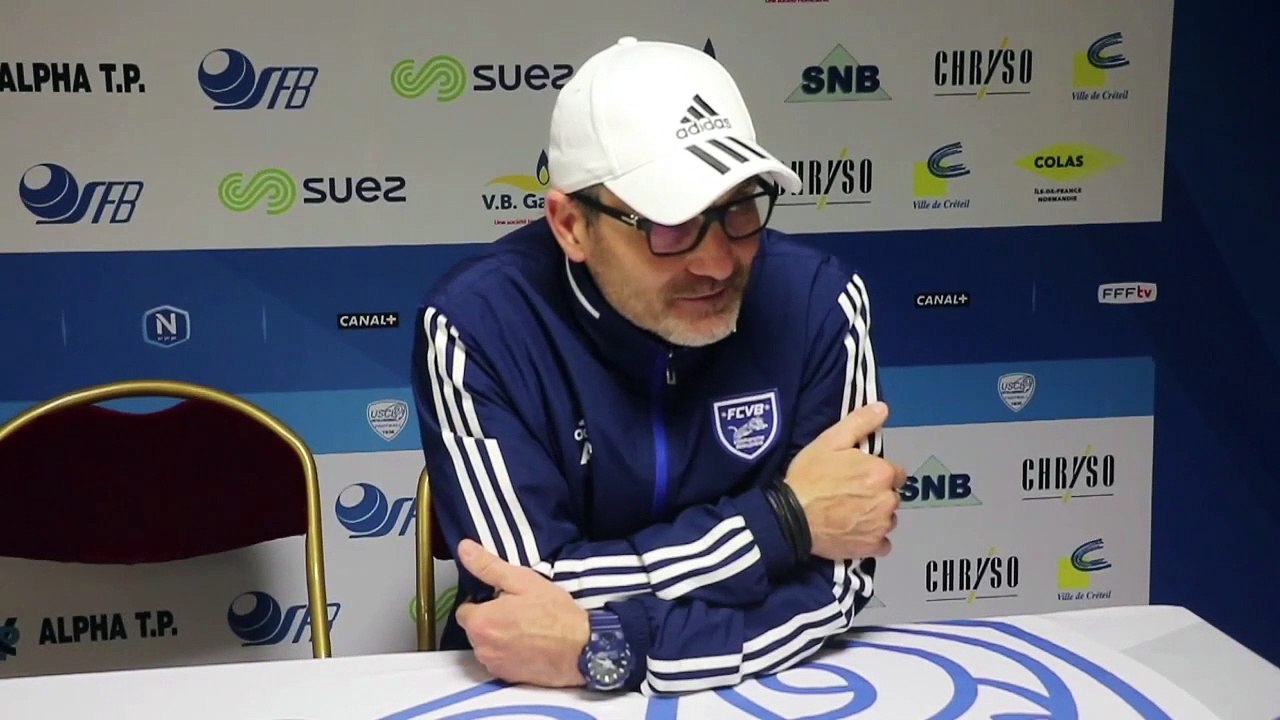 J13 USCL 2-2 FCVB : la conférence de presse d'Alain Pochat