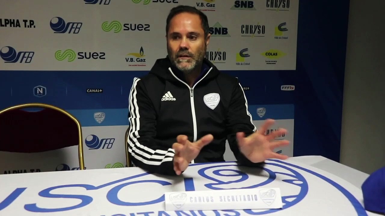 J13 USCL 2-2 FCVB : la conférence de presse de Carlos Secretário