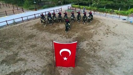 Atlı polislerden 10 Kasım'a özel anma videosu - ANKARA