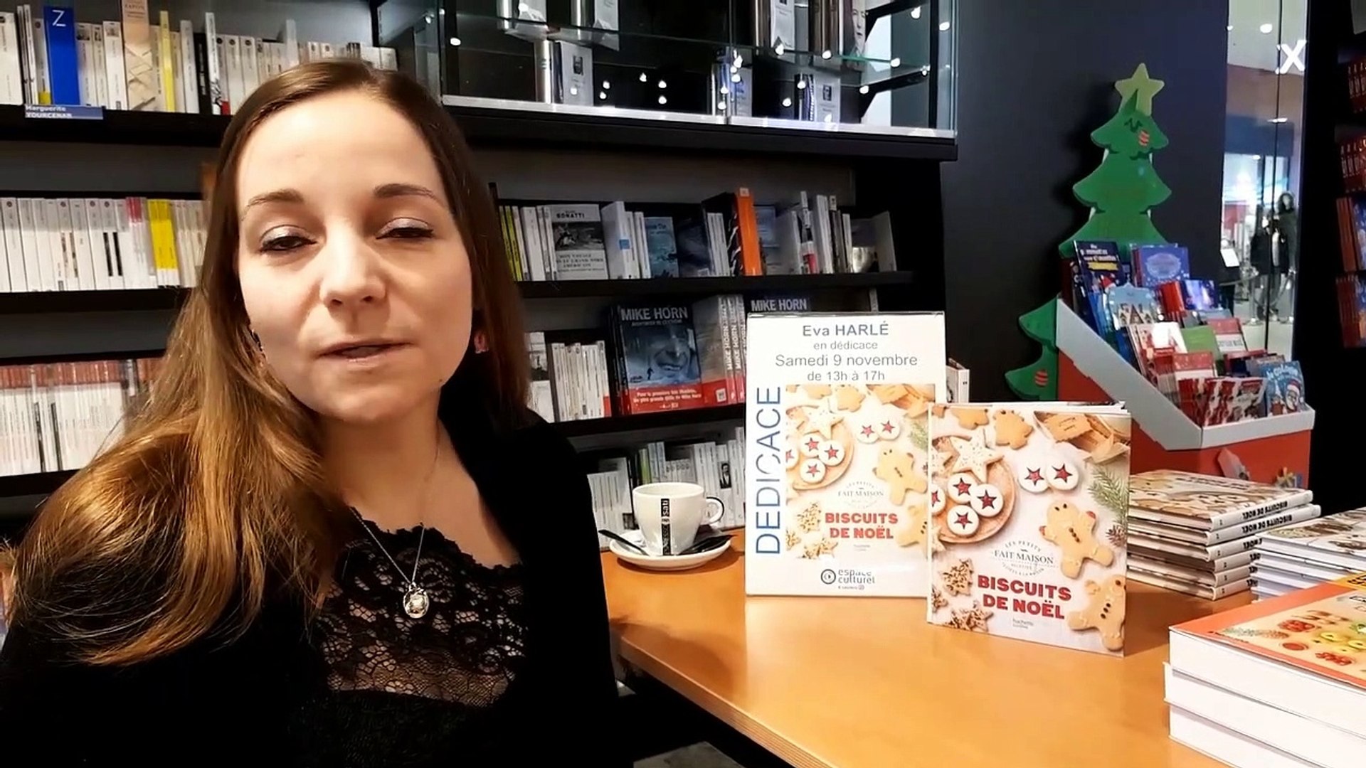 Trois questions à la Sarrebourgeoise Eva Harlé qui vient de publier chez  Hachette un livre sur les biscuits de Noël - Vidéo Dailymotion