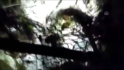 Kuyuya düşerek yaralanan kişiyi itfaiye kurtardı