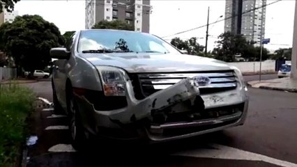 Acidente é registrado no centro de Cascavel