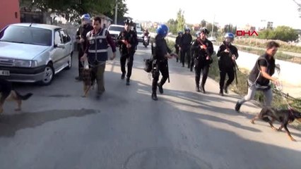 Hatay iskenderun'da 200 polisle uyuşturucu operasyonu