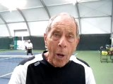 Discours de nick bollettieri sur le court de tennis