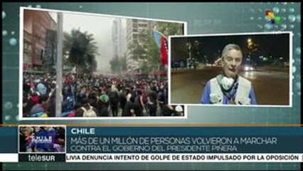 Chile: más de un millón de personas volvieron a marchar contra Piñera